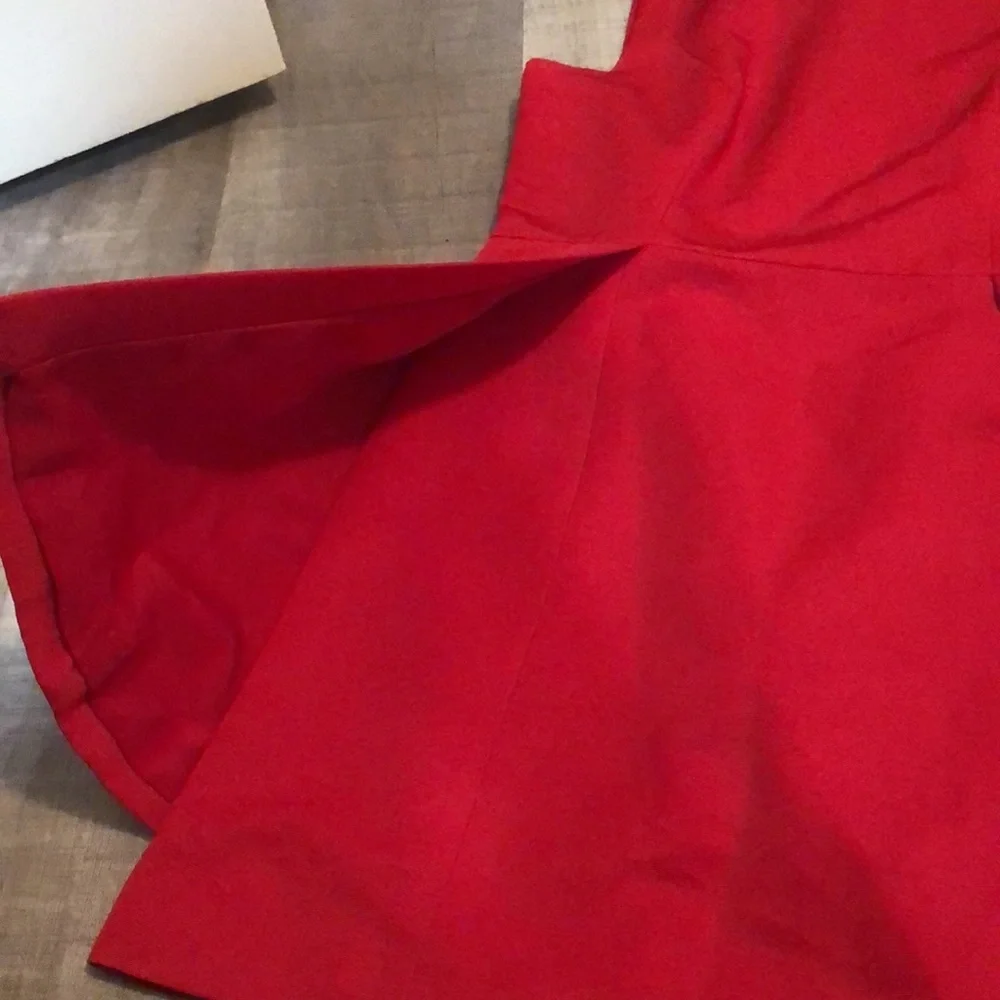 Finders Keepers Frame asymmetrical red mini dress - Picture 8 of 11